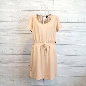 32° Cool travel dress knee length - nude blush Women's Size S